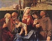 Madonna and Child with Saints Lorenzo Lotto